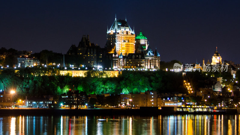 魁北克城堡，Chateau Frontenac酒店，加拿大